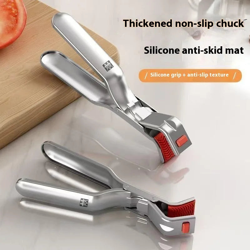 Kitchen Essential Hot Plate Gripper, Anti-Scald Bowl Clip with Ergonomic Handle for Ovens and Air Fryers