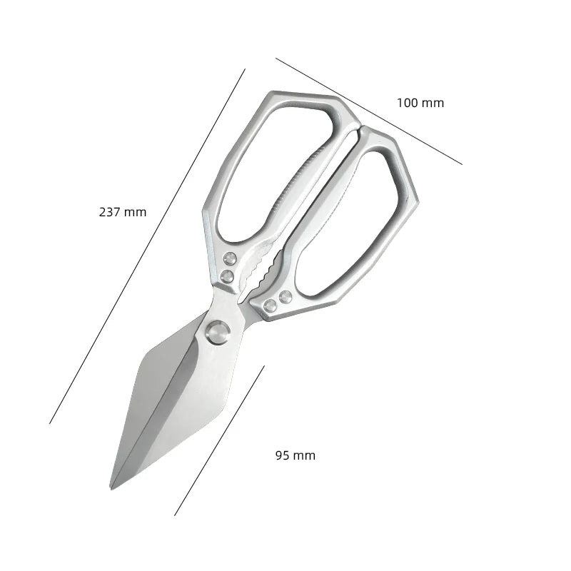 Kitchen Scissors Stainless Steel Cooking Accessories Multi Function Tool Food Scissor For Chicken Vegetables Barbecue Meat Fish