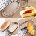 Convenient Non-stick Bakeware Aluminum Alloy Oval Shape Cake Mold Kitchen Baking Tools Daily Uses